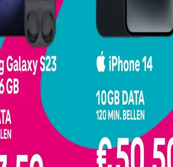 T-mobile Samsung galaxy s23 ultra 256 gb 10gb data 120 min. bellen aanbieding