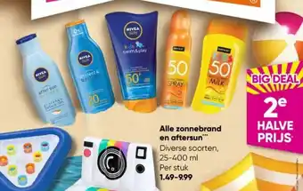 Big Bazar Alle zonnebrand en aftersun*** Diverse soorten, 25-400 ml aanbieding