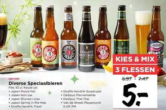 Vomar Voordeelmarkt Diverse Speciaalbieren : Jopen Mooie Nel, Non Ipa, Blurred Lines Of Spring In The Hop, Straffe Hendrik Tripel Of Quadrupel, O aanbieding