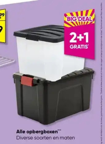Big Bazar Alle opbergboxen*** aanbieding