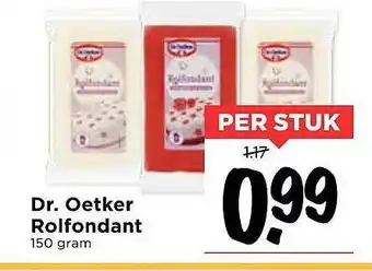 Vomar Voordeelmarkt Dr. Oetker Rolfondant aanbieding