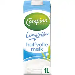 Albert Heijn Campina langlekker halfvolle melk aanbieding