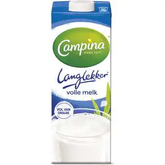 Albert Heijn Campina langlekker volle melk aanbieding