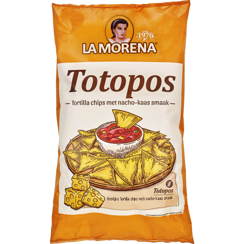 Albert Heijn La morena tortilla chips met nacho-kaassmaak aanbieding