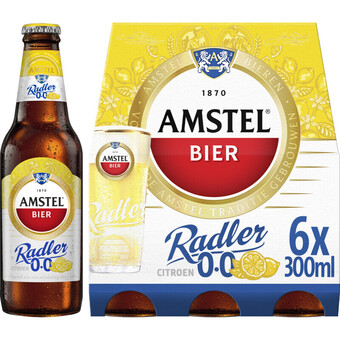 Albert Heijn Amstel radler 0.0 citroen 6-pack aanbieding