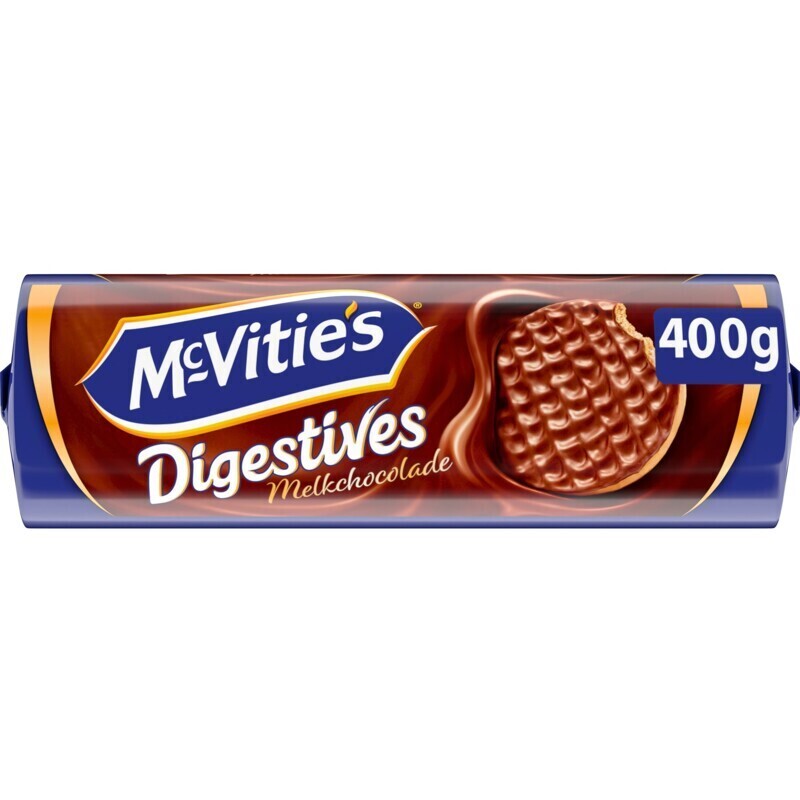 Albert Heijn Mcvitie's digestive melk chocolade aanbieding