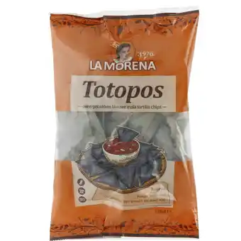 Albert Heijn La morena totopos blauwe mais tortilla chips aanbieding