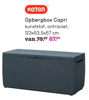 Leen Bakker Opbergbox Capri aanbieding