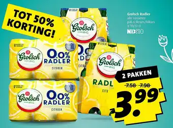 Boni Grolsch Radler aanbieding