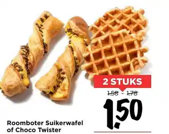 Vomar Voordeelmarkt Roomboter Suikerwafel Of Choco Twister aanbieding