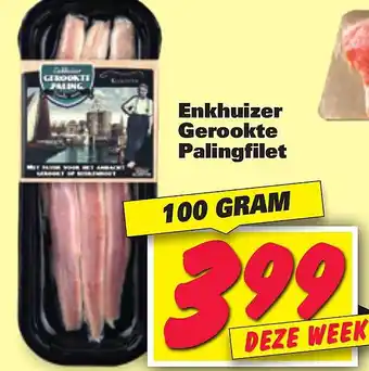 Nettorama Enkhuizer Gerookte Palingfilet 100 gram aanbieding