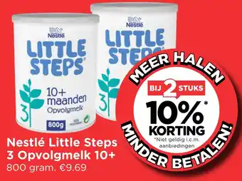 Vomar Voordeelmarkt Nestlé Little Steps 3 Opvolgmelk 10+ aanbieding