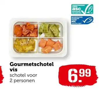 Coop Gourmetschotel vis aanbieding