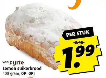 Boni Lemon suikerbrood 400 gram aanbieding