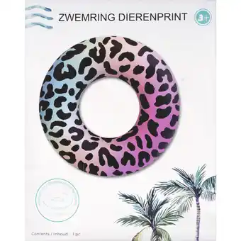 Albert Heijn Zwemring dierenprint aanbieding