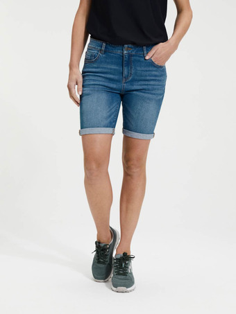 ANWB Mysta – denim short dames – human nature aanbieding