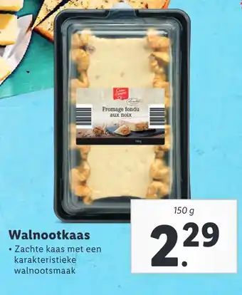 Lidl Walnootkaas 150g aanbieding