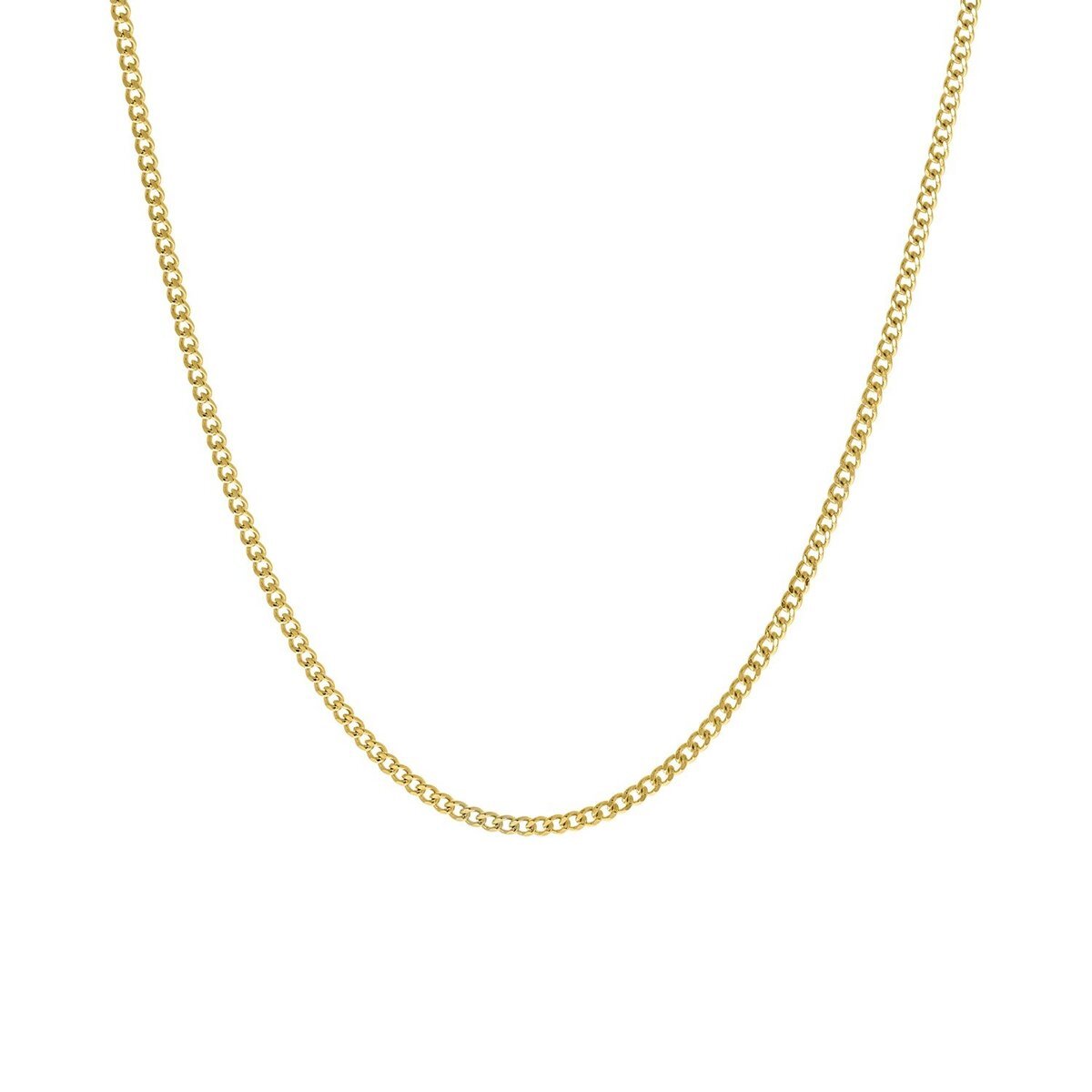 Bol.com Lucardi - 14 karaat geelgouden ketting gourmet 1,00mm aanbieding