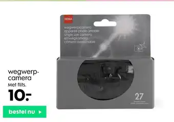 HEMA Wegwerp camera met flits aanbieding