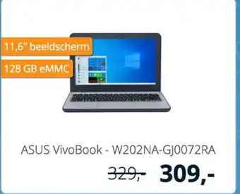 Paradigit Asus VivoBook 11.6" - W202NA-GJ0072RA aanbieding