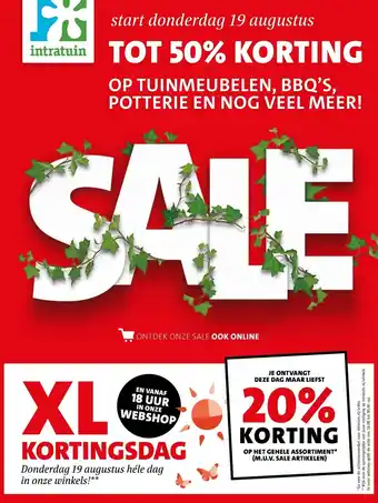 Intratuin Sale - 50% korting aanbieding