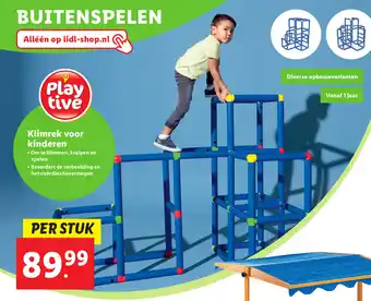 Lidl Playtive Klimrek voor kinderen aanbieding