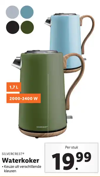 Lidl Silvercrest Waterkoker 1.7L aanbieding