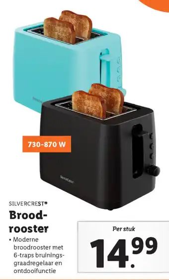 Lidl Silvercrest Broodrooster aanbieding