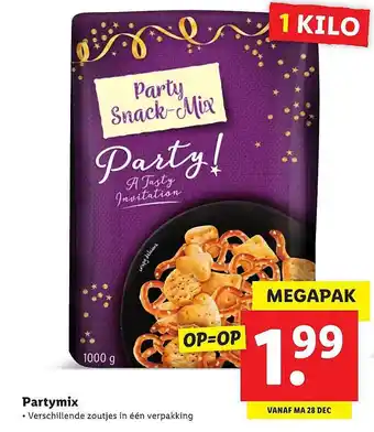 Lidl Partymix aanbieding