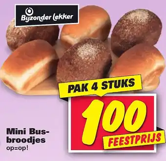 Nettorama Mini Bus- broodjes aanbieding