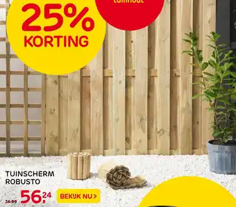 Praxis Tuinscherm robusto aanbieding