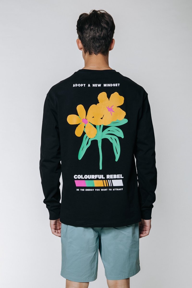 Bol.com Colourful rebel flower long sleeve tee aanbieding