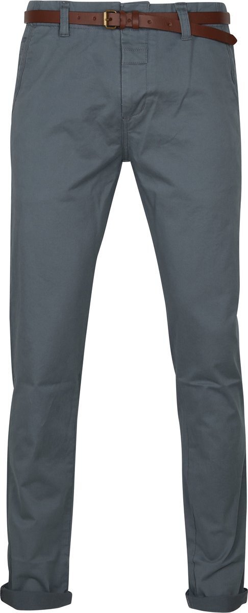 Bol.com Dstrezzed - presley chino grijs - maat w 38 - l 32 - modern-fit aanbieding