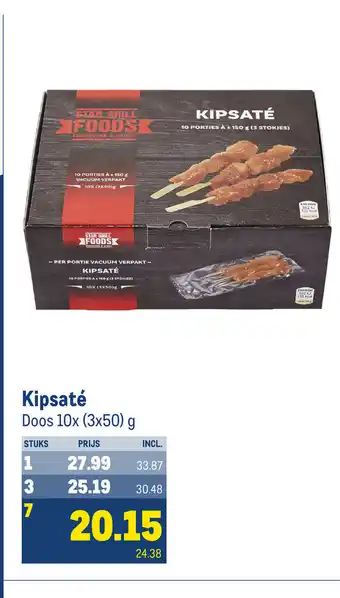 Makro Kipsaté Doos 10x (3x50) g aanbieding