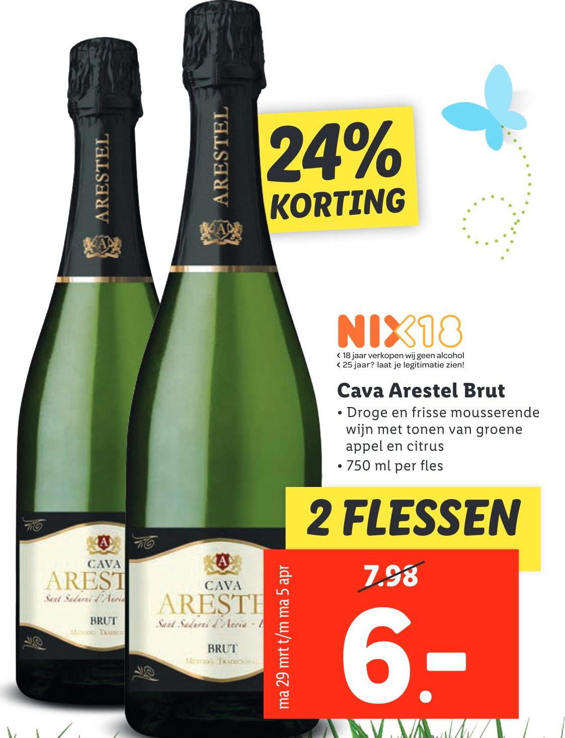 Cava Arestel Brut aanbieding bij Lidl