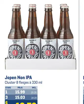 Makro Jopen Non IPA Cluster 8 flesjes à 330 ml aanbieding