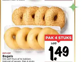 Vomar Voordeelmarkt Bagels aanbieding