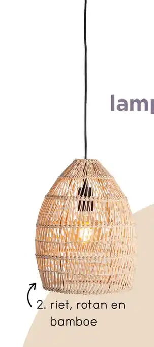Leen Bakker riet, rotan en bamboe aanbieding