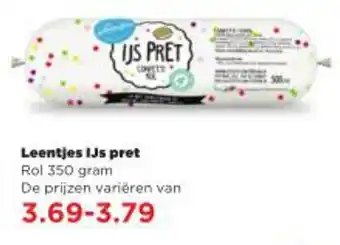 PLUS Leentjes IJs pret 350g aanbieding
