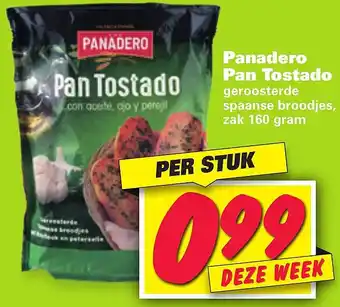 Nettorama Panadero Pan Tostado 160 gram aanbieding