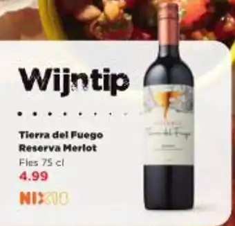 PLUS Tierra del Fuego Reserva Merlot Fles 75 cl aanbieding