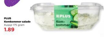 PLUS PLUS Komkommer salade aanbieding