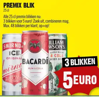 Dirck 3 PREMIX BLIK 25 cl aanbieding