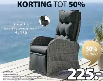 Jysk Jutlandia® stord loungestoel aanbieding