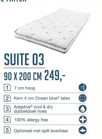 Comfort Suite Suite 03 90x200 cm aanbieding