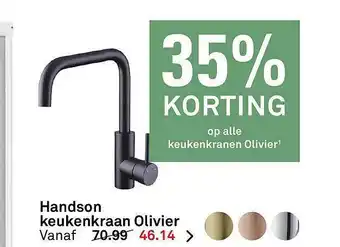 Karwei Handson Keukenkraan Olivier 35% Korting aanbieding