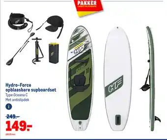 Makro Hydro-Force opblaasbare supboardset Type Oceana C Met antislipdek aanbieding