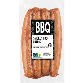 Albert Heijn Ah bbq smokey hotdog aanbieding