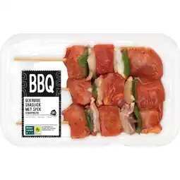 Albert Heijn Ah bbq shaslick met spek aanbieding