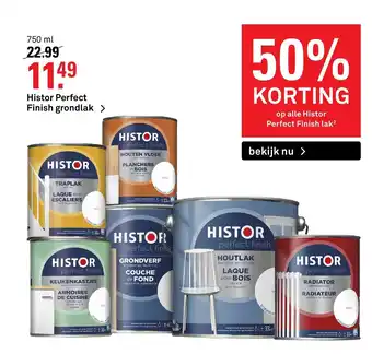 Karwei Histor Perfect Finish Grondlak 750 ml aanbieding